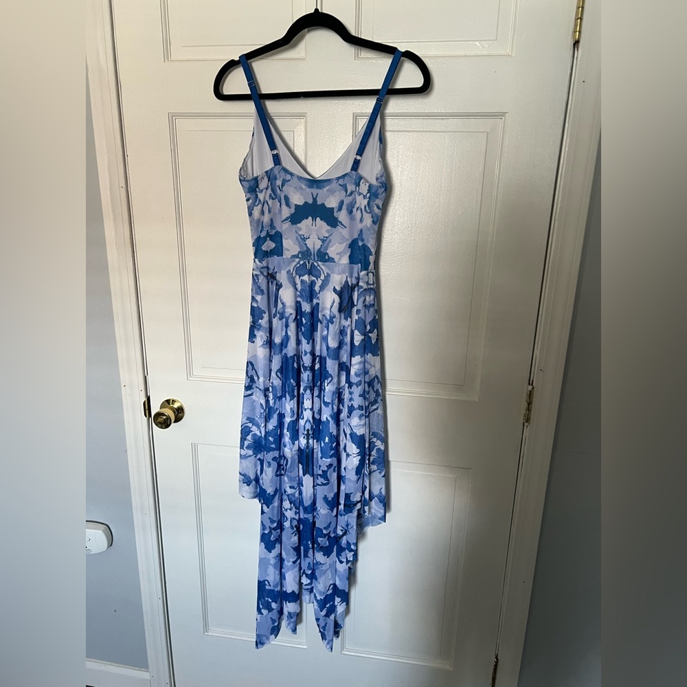 Blackmilk Rorschach Blue Handkerchief Dress - Picture 3 of 5